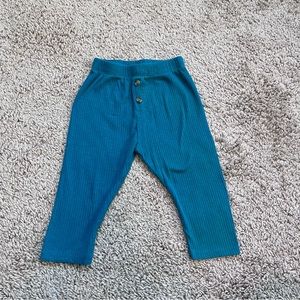 Cat & Jack baby teal rib knit pants
